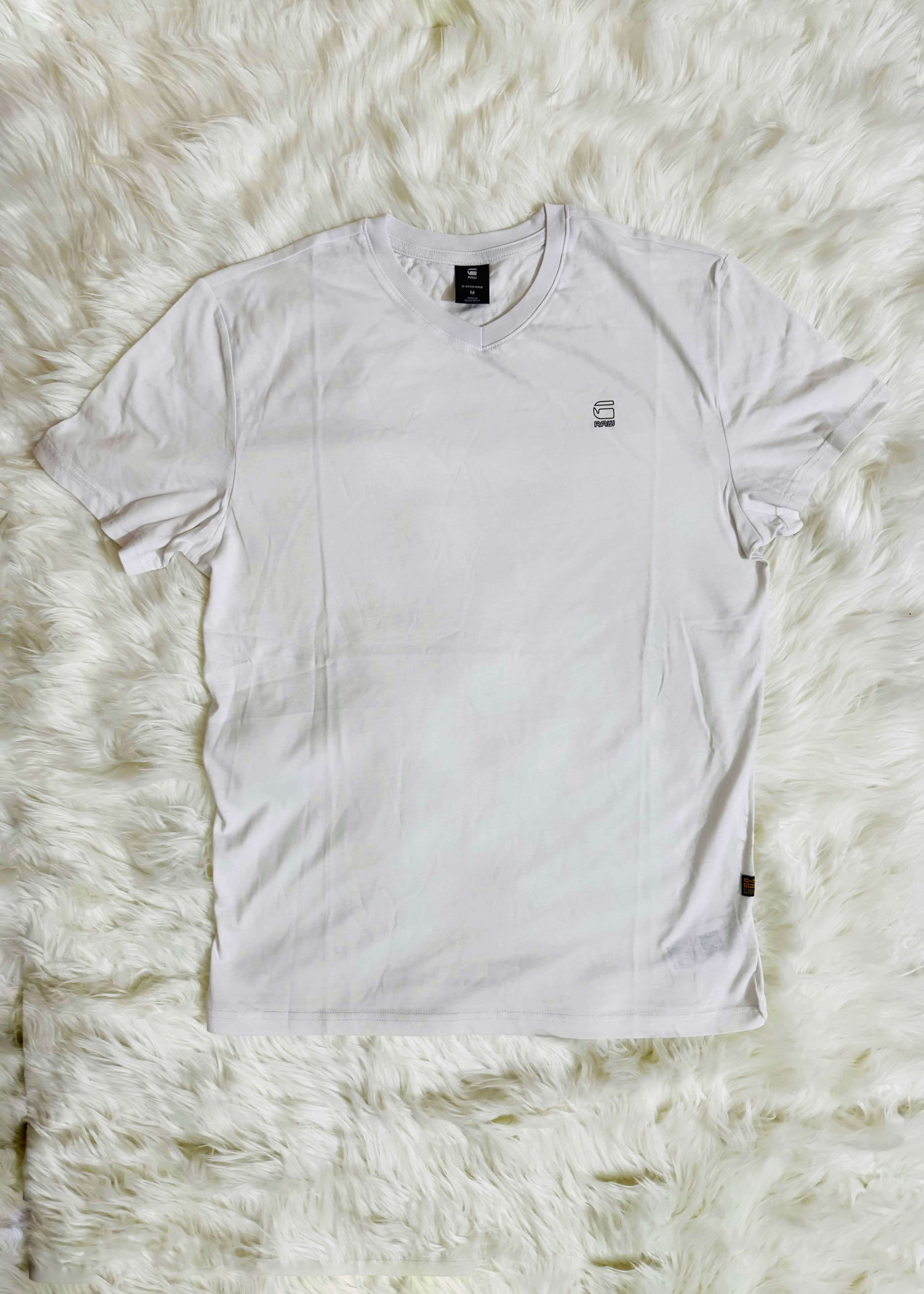 WHITE G STAR T-SHIRT