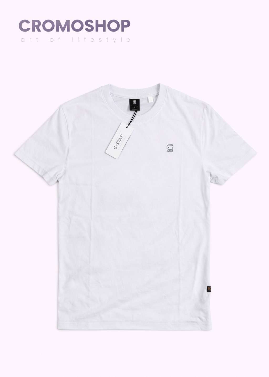 WHITE G STAR T-SHIRT